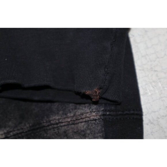 Y2K Xzavier Lizard Skeleton Zip Hoodie Black XL Emo Grunge Style “Live Free” - Picture 14 of 14